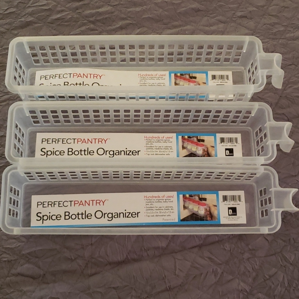 NWT. 1 set of 3 Pantry Organizers